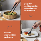 Kit De Utensílios De Silicone Com 8 Peças Preto - Oikos