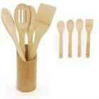 Kit De Utensílios Ecokitchen Bambu 5 Peças - Mimo