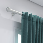 Kit de Varão Aço 2,00m Escovado 28mm