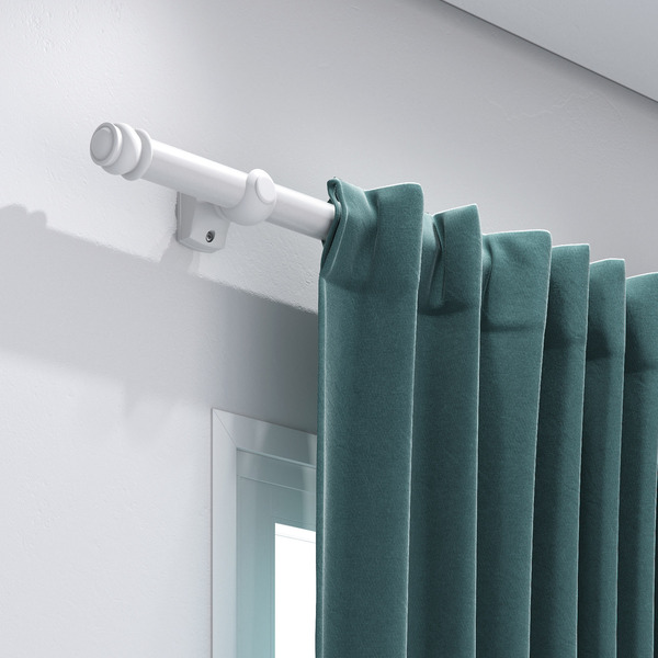 Kit de Varão Aço Eco Compacto 2,00m Branco 28mm