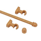 Kit de Varão Aço Eco Compacto 2,00m Cerejeira 19mm