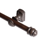 Kit de Varão Aço Eco Europa Imbuia 19mm 1,50m Belchior