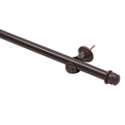 Kit de Varão Aço Eco Europa Imbuia 28mm 2,00m Belchior