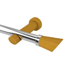 Kit de Varão Alumínio Alemão Nobre Eco 2,00m Cerejeira 19mm