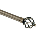 Kit de Varão Alumínio Coroa 2,10m Ouro Velho 28mm