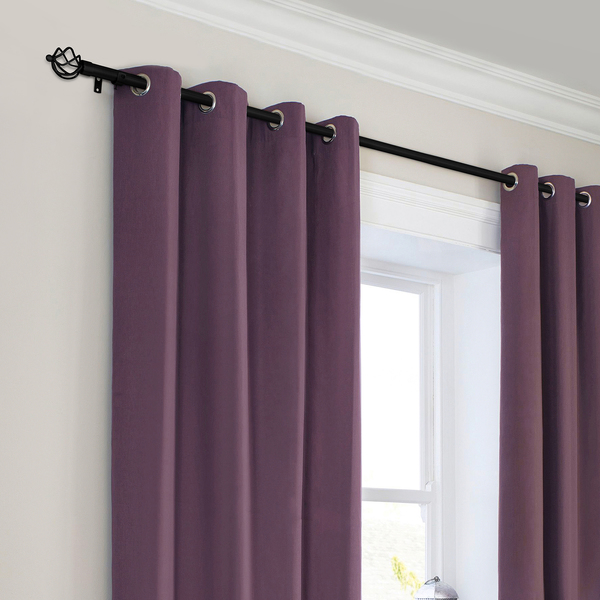 Kit de Varão Alumínio Coroa 2,10m Petróleo 28mm