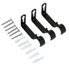 Kit de Varão Alumínio Coroa 2,10m Petróleo 28mm