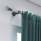 Kit de Varão Alumínio Jade Nobre 1,50m Grafite 28mm