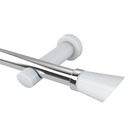 Kit de Varão Alumínio Jade Nobre Eco 3,00m Branco 28mm