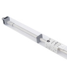 Kit de Varão Extensível Aço Curt 1,20 a 2,10m Aço Escovado 25/28mm Inspire