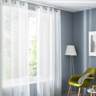 Kit de Varão Extensível Aço Curt 1,20 a 2,10m Aço Escovado 25/28mm Inspire