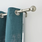 Kit de Varão Extensível Alumínio Bola 1,20 a 2,10m Niquel Mate 25/28mm Inspire