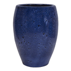 Kit 3 Vasos de Cerâmica Azul Toscano Bella Art Vetrificados