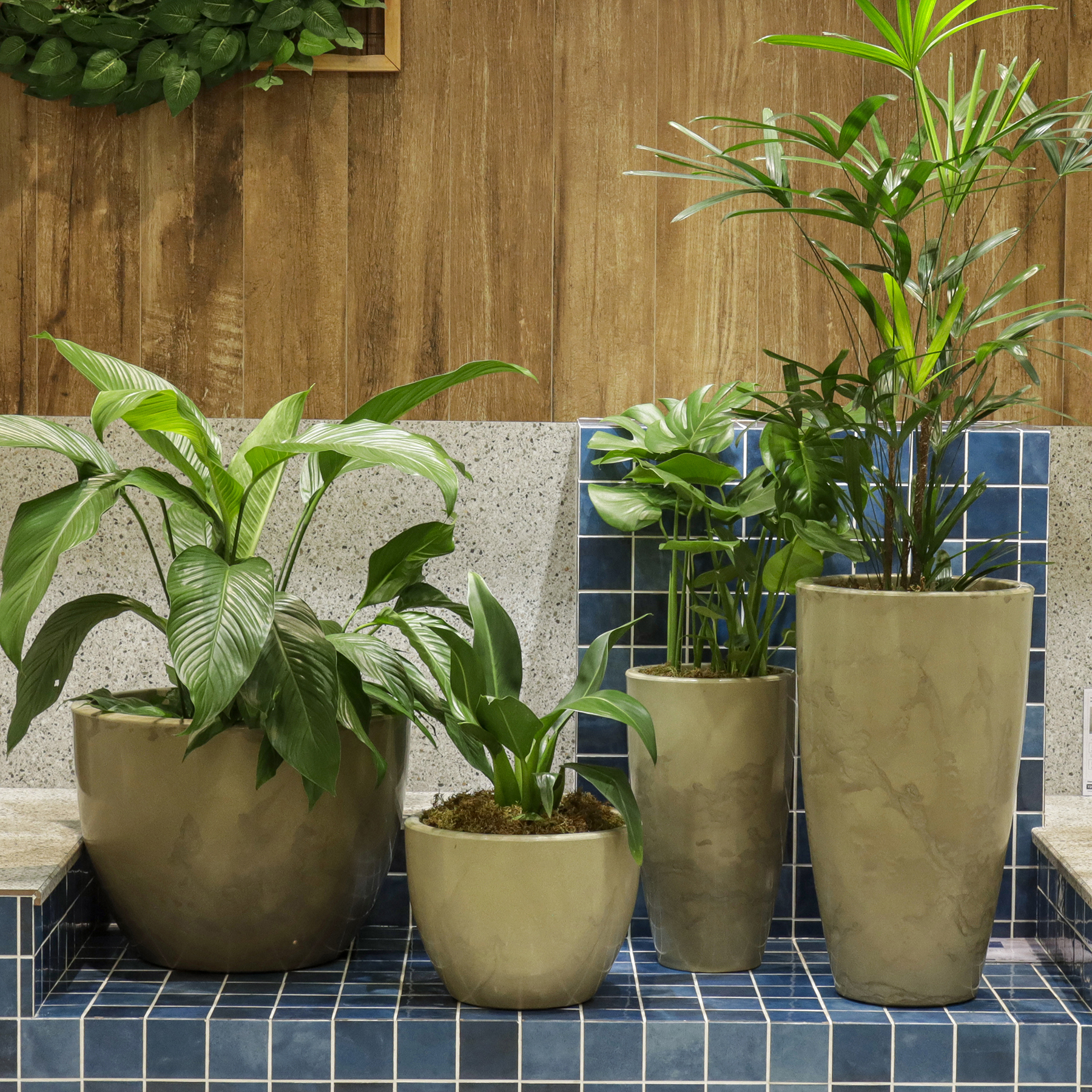 Kit Vasos de Planta em Plástico Verona Vasart