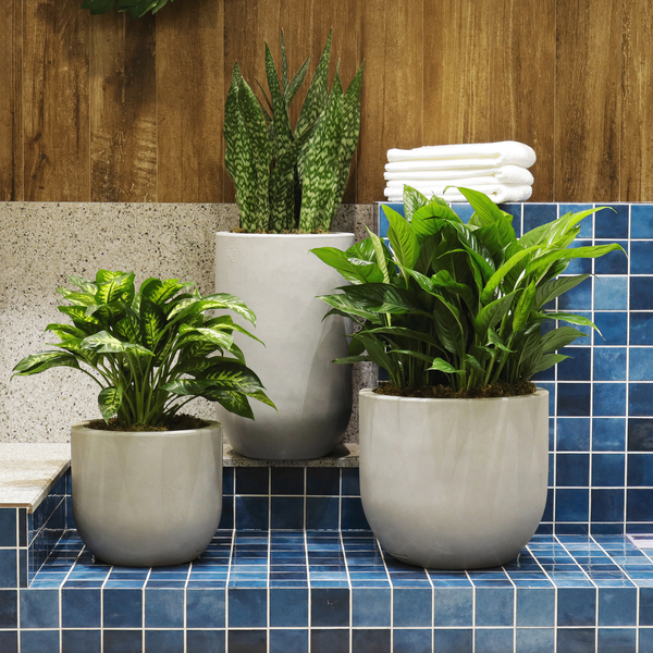 Kit 2 Vasos de Plástico Azul Copacabana Couper Alto Vasart