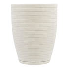 Kit 2 Vasos de Plástico Marrom com Prato Relevo Vasart