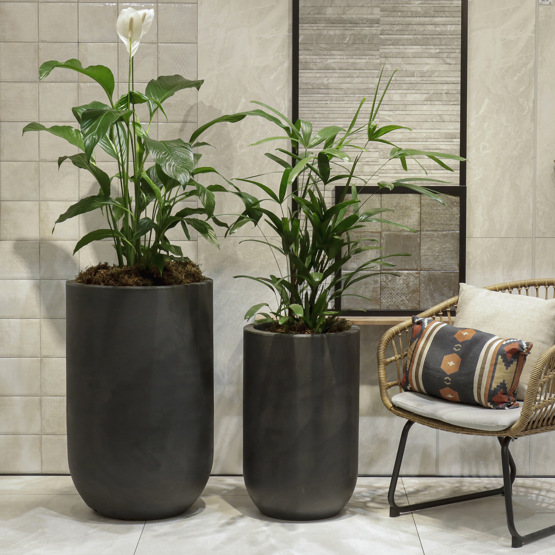 Kit Vasos de Planta em Plástico Decô Vasart