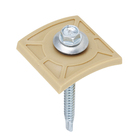 Kit de Vedação e Fixação para Telha Plan com 10 un Marfim Permatti