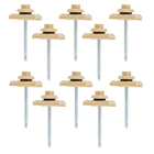 Kit de Vedação e Fixação para Telha Plan com 10 un Marfim Permatti