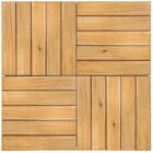 Kit Deck Em Placa De Madeira Modular 50cmx50cm Com 12 Placas