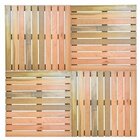 Kit Deck Em Placa De Madeiramodular 50x50cm Com 12 Placasmade