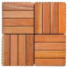 Kit Deck Em Placa De Madeiramodular Base Plástica 30x30cm Com