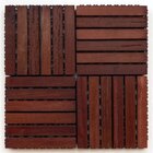 Kit Deck Em Placa De Madeiramodular Base Plástica 30x30cm Com