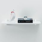 Kit Decora Prateleira Com Suporte 60x25cm Branco Bemfixa