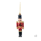 Kit Decoração Árvore de Natal Clássica Vermelha e Dourada 47 Peças com Bolas, Enfeites, Flores, Fitas e Topo de Árvore