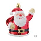 Kit Decoração Árvore de Natal Clássica Vermelha e Dourada 83 Peças com Bolas, Enfeites, Flores, Fitas, Topo e Saia