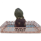 Kit Decoração Buda Da Sabedoria Buda Repousando Com Bandeja