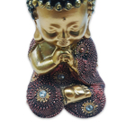 Kit Decoração Buda Da Sabedoria Buda Rezando Com Bandeja