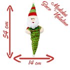 Kit Decoração Enfeite Árvore Natal 6 Peças Papai Noel Boneco