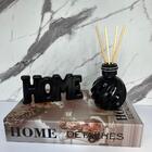 Kit Decoração Livro Home + Difusor De Vidro + Palavra Home