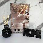 Kit Decoração Livro Home + Difusor De Vidro + Palavra Home