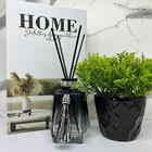 Kit Decoração Livro Home + Vaso Preto + Difusor De Vidro