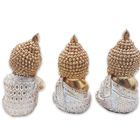 Kit Decoração Oriental Trio De Baby Budas Da Sabedoria