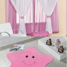 Kit Decoração P/ Quarto De Menina = Cortina Juvenil + Tapete