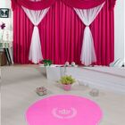 Kit Decoração P/ Quarto De Menina = Cortina Malha Jessica + T