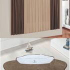 Kit Decoração P/ Quarto De Menino = Cortina Paris + Tapete Pe