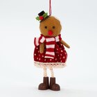 Kit Decoração Para Árvore Natal 12 Biscoitos Pendente 17cm