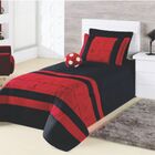 Kit Decoração Para Quarto De Menino Futebol 5 Peças - Vermelho