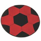 Kit Decoração Para Quarto De Menino Futebol 5 Peças - Vermelho