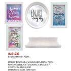 Kit Decoracao Prateleira Espelho Quadro E Porta Retrato De Pa