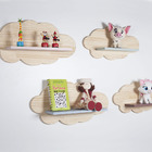 Kit Decoração Quarto Infantil Prateleiras Parede Mdf Verde Mi