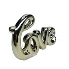 Kit Decorativo Com Coração E Palavra Love Pequenos E Vaso Pra