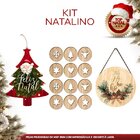 Kit Decorativo Com Frases De Natal Para Porta