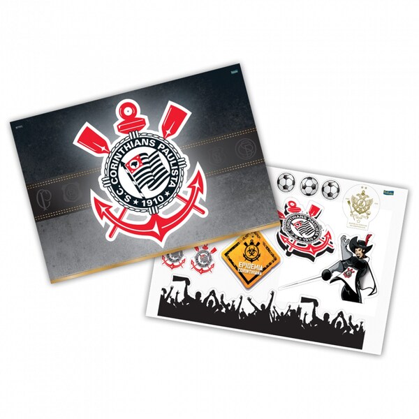 Kit Decorativo Painéis Do Corinthians Para Decoração De Festa