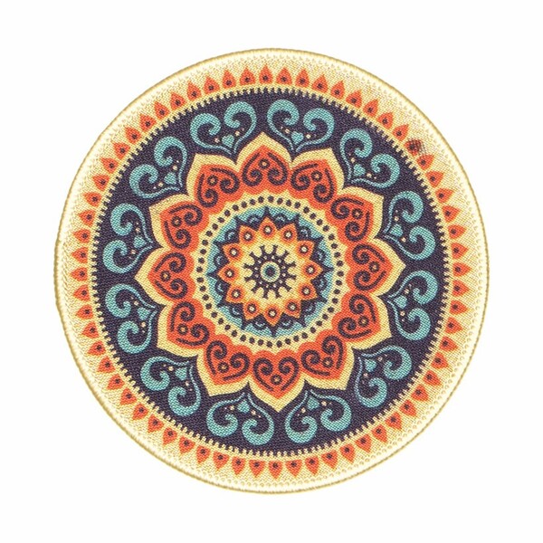 Kit Descanso Para Panela Kacyumara - Mandala Laranja