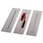Kit Desempenadeira Dentada Aço 48x13cm Cortag